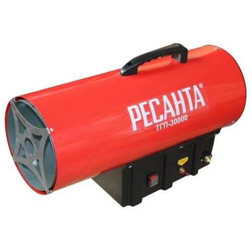 Тепловая пушка Ресанта ТГП-30000 67/1/15 газовая { Мощность 33кВт, 300м.куб/ч, 0,3 бар, расход 2,4 кг/час }